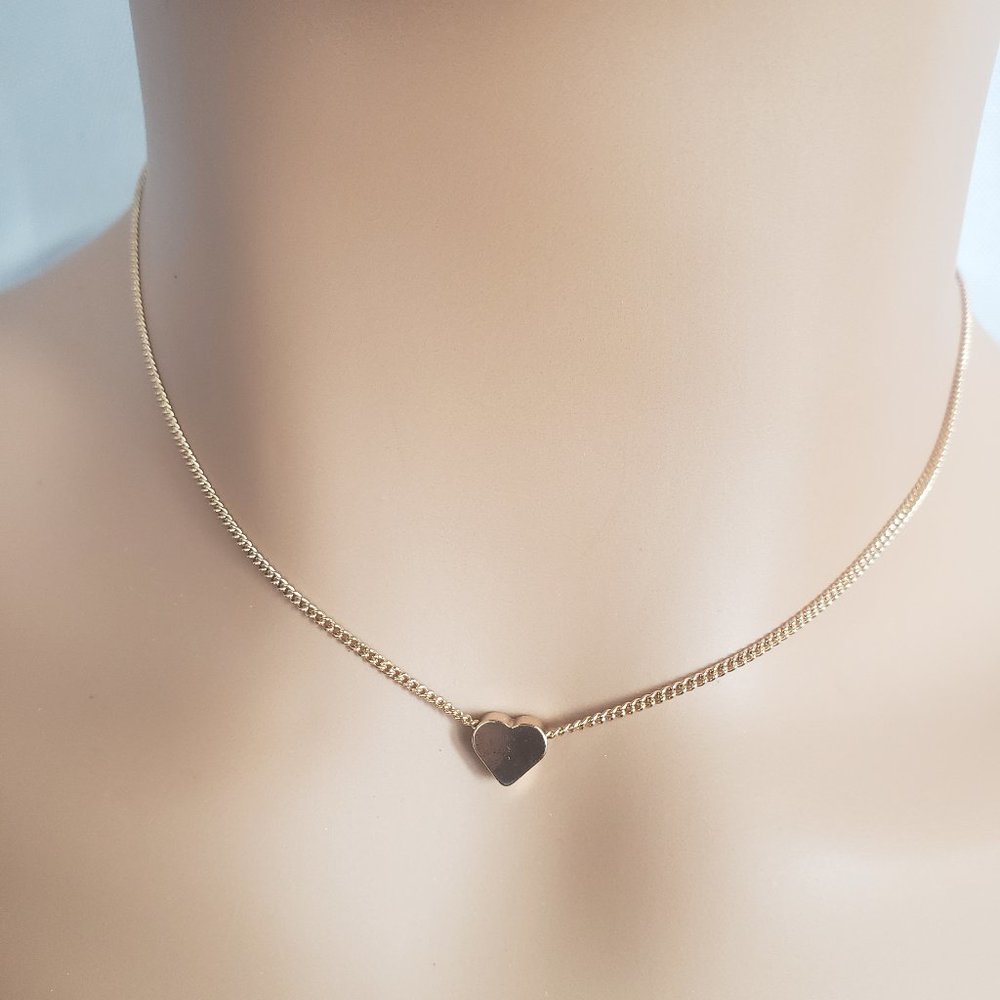 Gold Heart Necklace